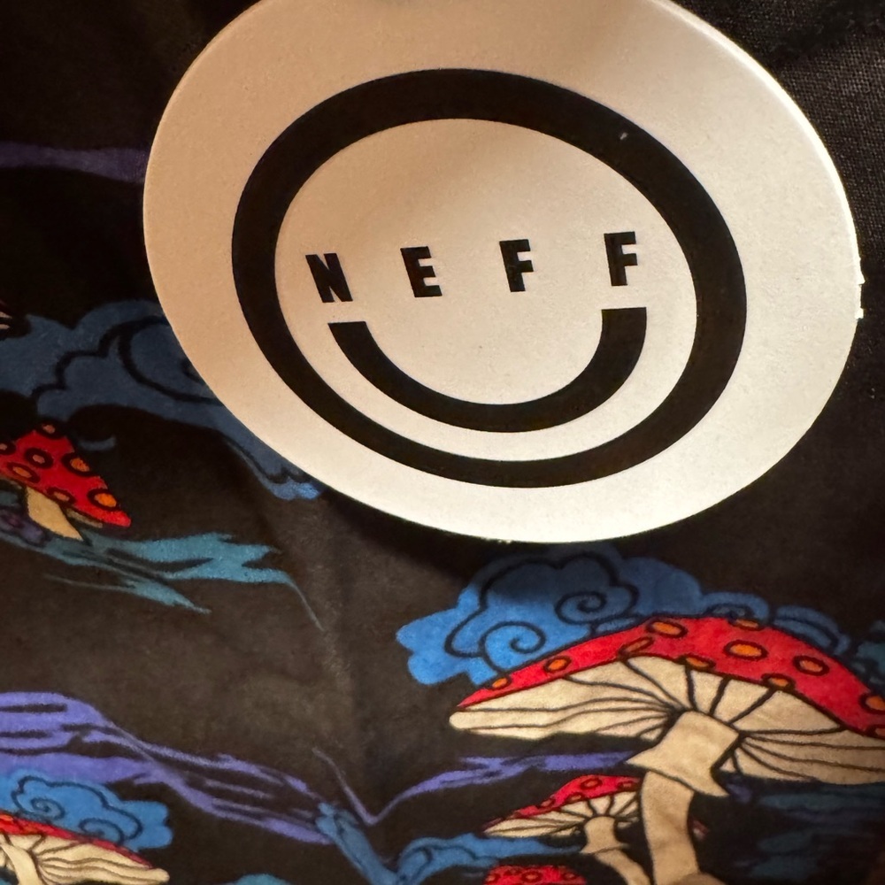 Neff Black and Orange Graphic Casual Shirt - Picture 6 of 7